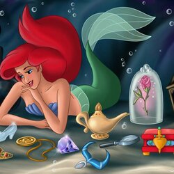 Jigsaw puzzle: Ariel's treasures