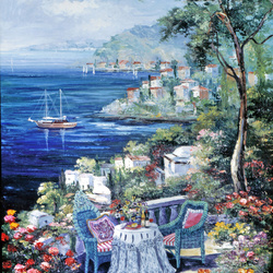 Jigsaw puzzle: Overlooking the bay