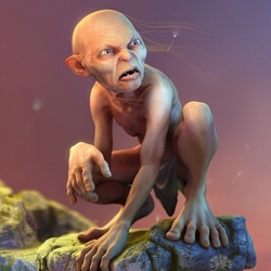 Jigsaw puzzle: Gollum