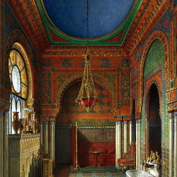 Jigsaw puzzle: The interior of the royal palace