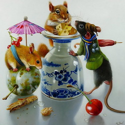 Jigsaw puzzle: Mouse Feast