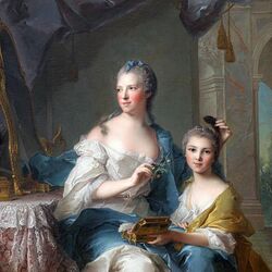 Jigsaw puzzle: Madame Marsollier and her daughter