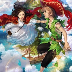 Jigsaw puzzle: Peter Pan and Wendy