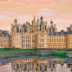 Jigsaw puzzle: Chambord castle
