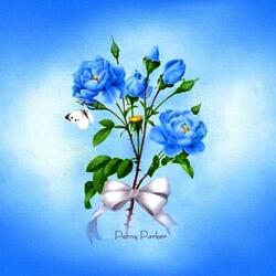 Jigsaw puzzle: Blue roses