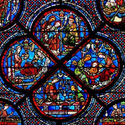 Jigsaw puzzle: Stained Glass of Chartres Cathedral