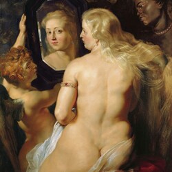Jigsaw puzzle: Venus with a mirror
