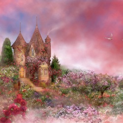 Jigsaw puzzle: Rose castle