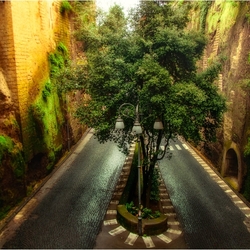Jigsaw puzzle: Street in Sorrento, Italy