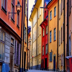 Jigsaw puzzle: Street in Stockholm