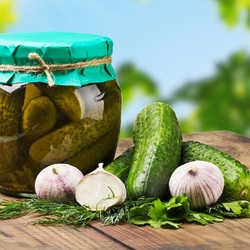 Jigsaw puzzle: Pickled gherkins