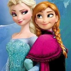Jigsaw puzzle: Cold heart. Elsa and Anna