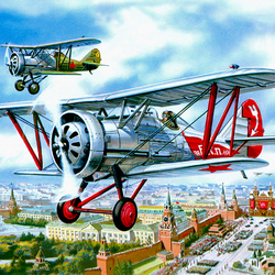 Jigsaw puzzle: Over Moscow