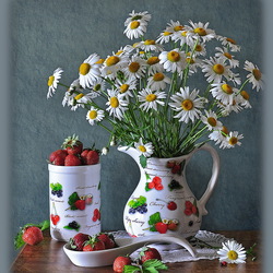 Jigsaw puzzle: Funny daisies