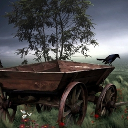 Jigsaw puzzle: Old cart