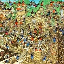 Jigsaw puzzle: Castle siege