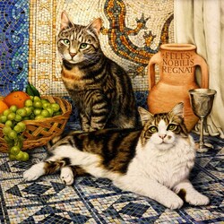 Jigsaw puzzle: Cats