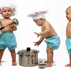 Jigsaw puzzle: Little cooks