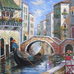 Jigsaw puzzle: Lonely gondolier