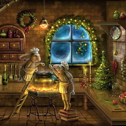 Jigsaw puzzle: Christmas chefs