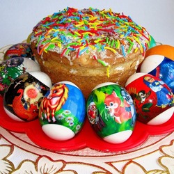 Jigsaw puzzle: Easter cake