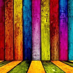Jigsaw puzzle: Rainbow fence
