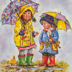 Jigsaw puzzle: We are not afraid of the rain