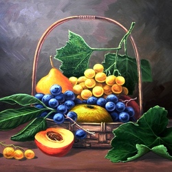 Jigsaw puzzle: Fruit basket