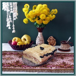 Jigsaw puzzle: Still life with homemade cake