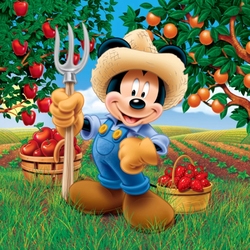 Jigsaw puzzle: Mickey Harvesting