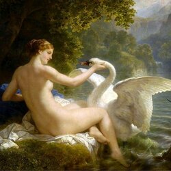 Jigsaw puzzle: Leda and the Swan