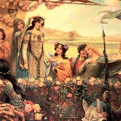 Jigsaw puzzle: Tournament Queen, Lancelot and Guinevere