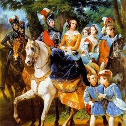 Jigsaw puzzle: Group portrait of the family of Nicholas I