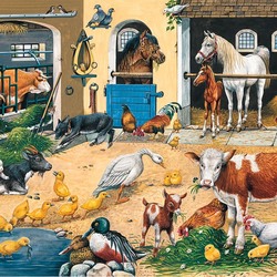 Jigsaw puzzle: Rural life