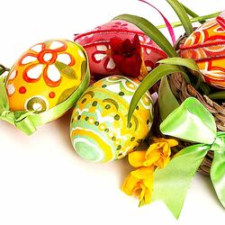 Jigsaw puzzle: Beautiful Easter eggs