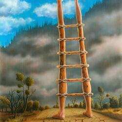 Jigsaw puzzle: stairway to Heaven