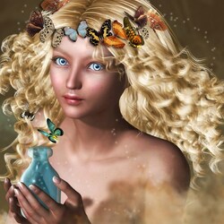Jigsaw puzzle: Butterfly queen