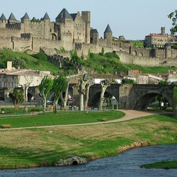 Jigsaw puzzle: Fortress of Carcassonne. France