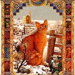 Jigsaw puzzle: Cat horoscope (Capricorn)