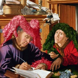 Jigsaw puzzle: Two tax collectors