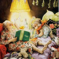 Jigsaw puzzle: Grannies for an interesting book