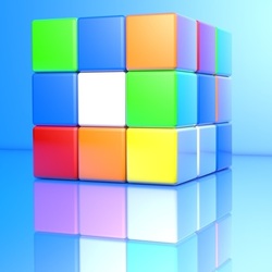 Jigsaw puzzle: Rubik's Cube