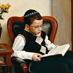 Jigsaw puzzle: Boy with book