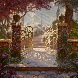Jigsaw puzzle: Open gate