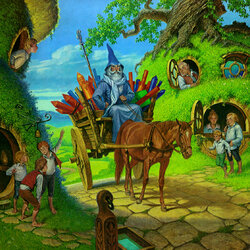 Jigsaw puzzle: In the hobbit village