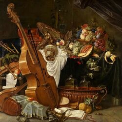 Jigsaw puzzle: Still life with musical instruments