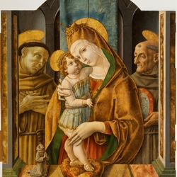 Jigsaw puzzle: Madonna and child with saints