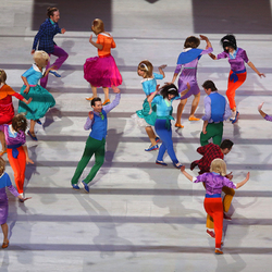 Jigsaw puzzle: Sochi opening ceremony 2014
