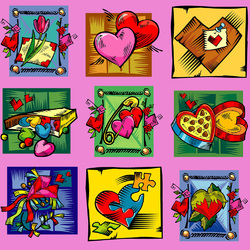 Jigsaw puzzle: Hearts