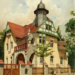 Jigsaw puzzle: Urban villa of the early 20th century
